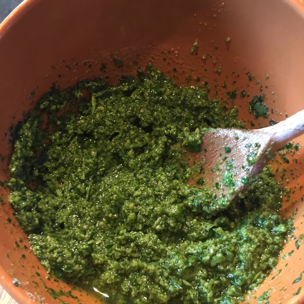 coriander pesto