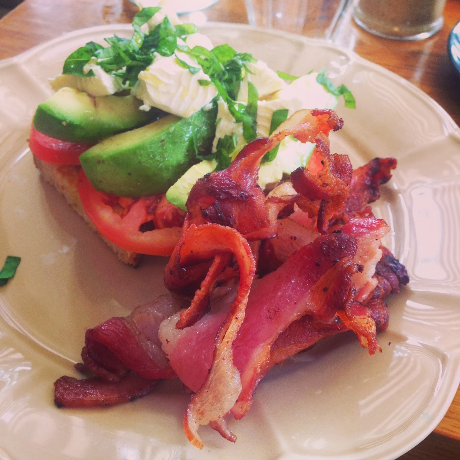 photo of bacon breakfast