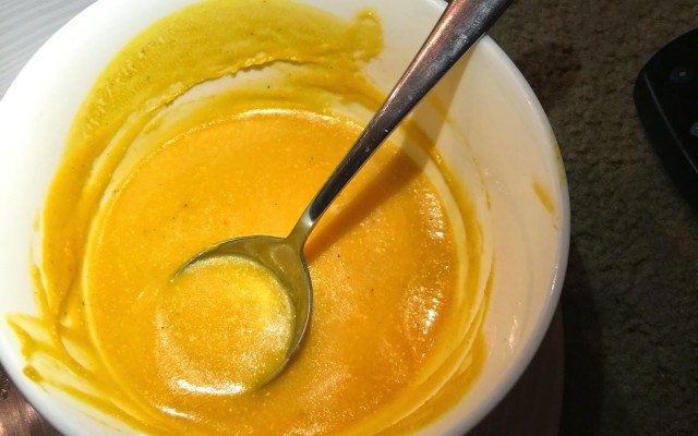 photo of butternut squash soup