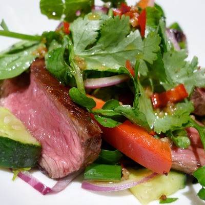 photo of Thai beef salad