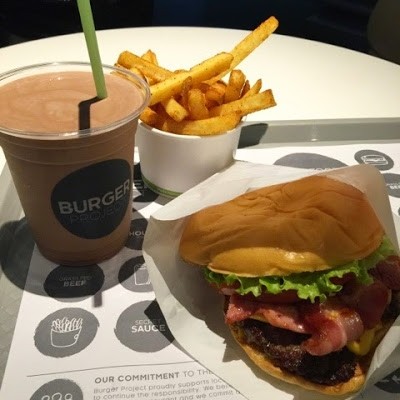 photo of burger meal