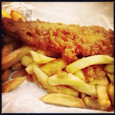 photo of fish and chips