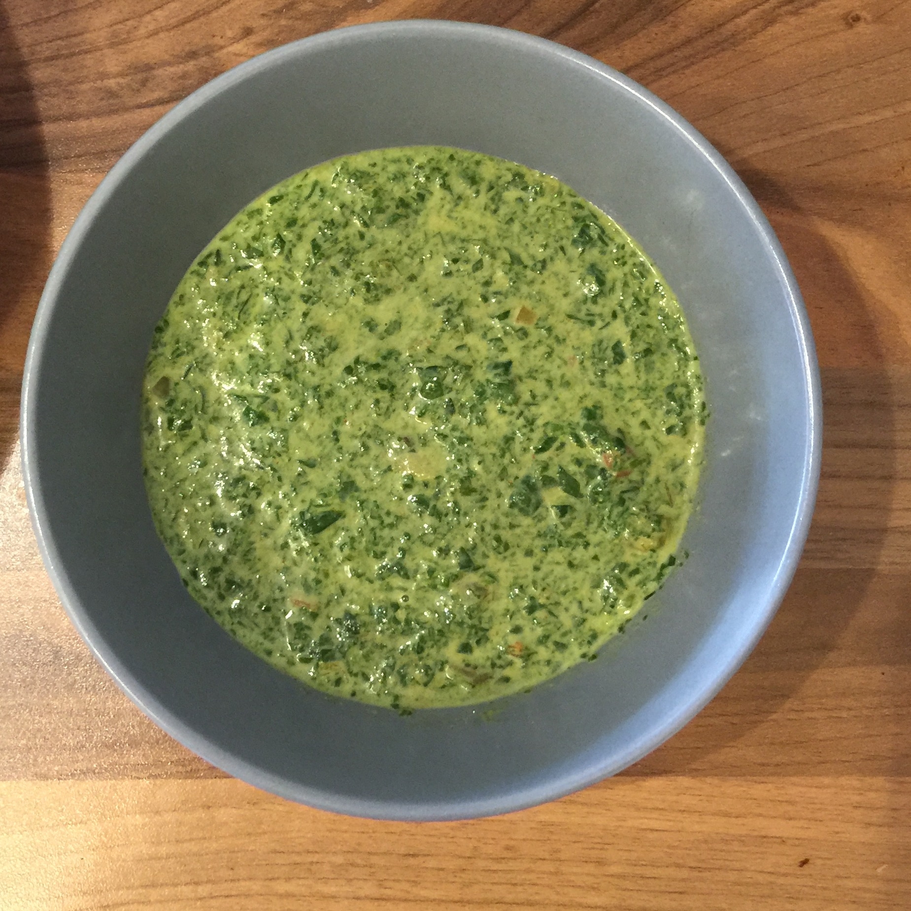 photo of spinach dish