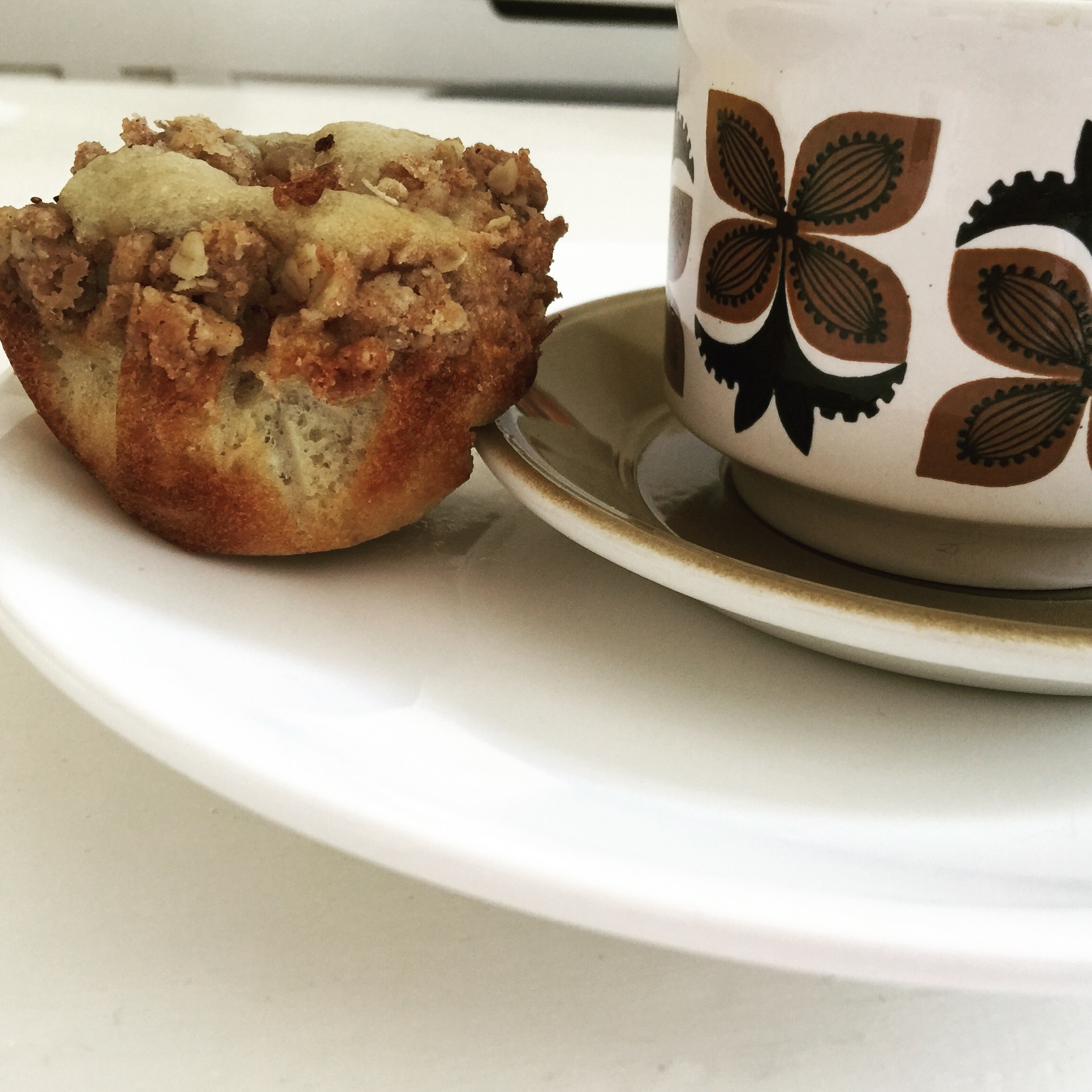 picture of muffin and coffee