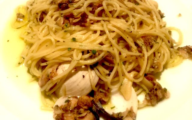 photo of spaghetti vongole