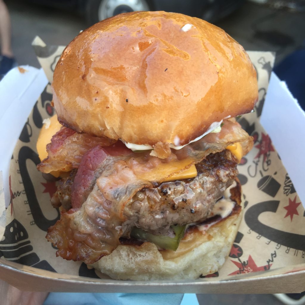 photo of burger from Chuck Burger